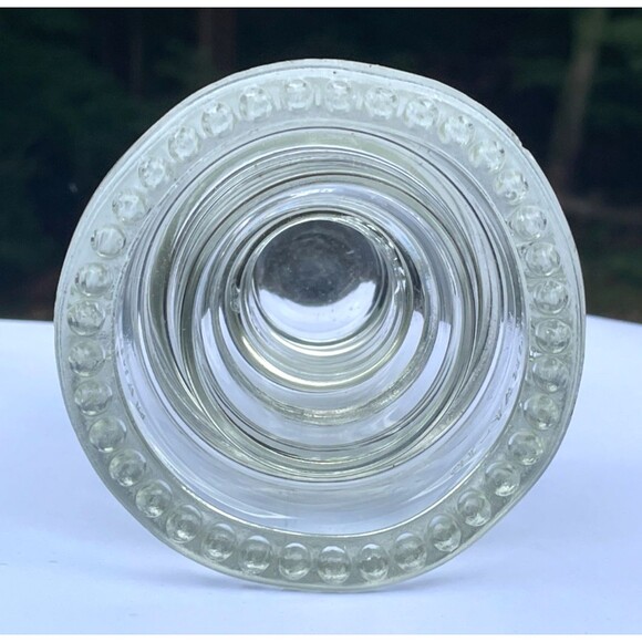 Vintage Hemingray 19 Glass Insulator CD 163 RDP Clear (1950) MINT Condition - Picture 4 of 8